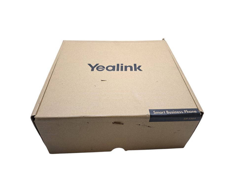 Yealink SIP-T58A VoIP IP Media Phone 7" Touch LCD | No Power Adapter )