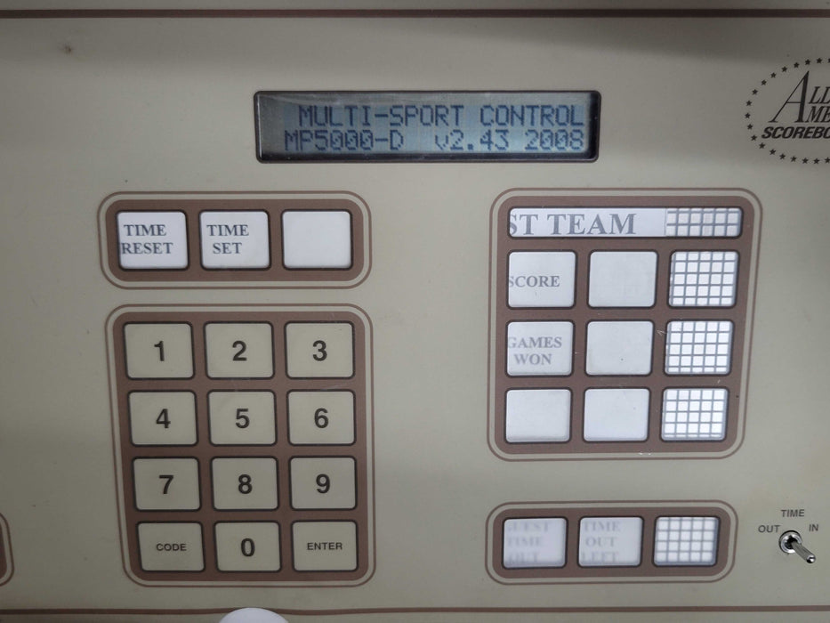 ALL American Scoreboards C5000RB Control MP-5000RB console, See Detail _