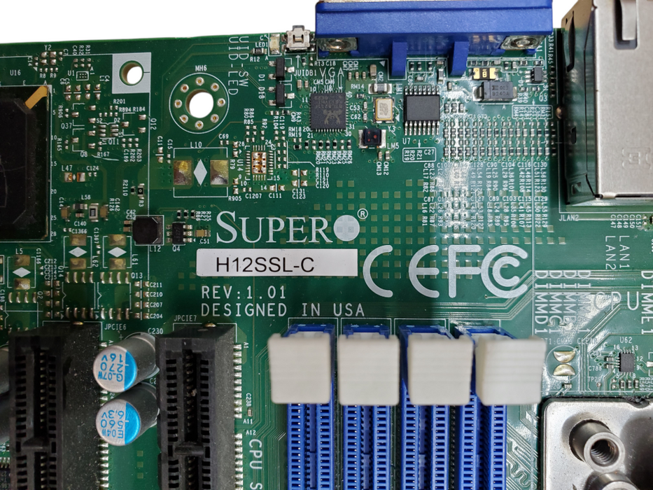 SuperMicro H12SSL-C Socket SP3 AMD EPYC Motherboard - No CPU/RAM *READ*