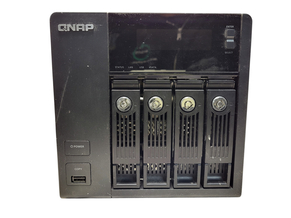 QNAP TS-439 Pro II+ Nas Server 4-Bay No HDD/AC $