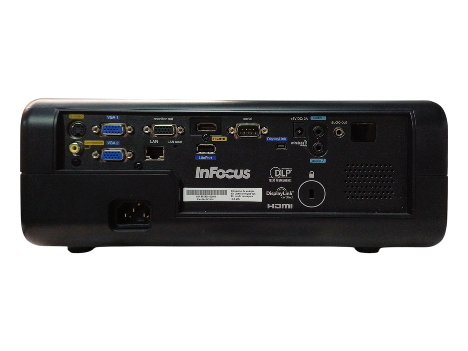 InFocus IN3114 DLP HD Projector 3500 Lumens, Lamp Hours: 412hrs