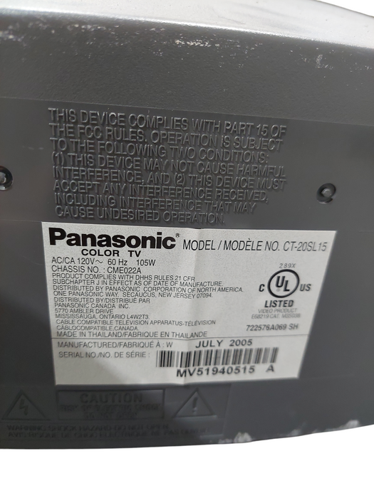 Sony Playstation 1 with 2 Controller & NHL 98 Game & Panasonic CRT TV  =