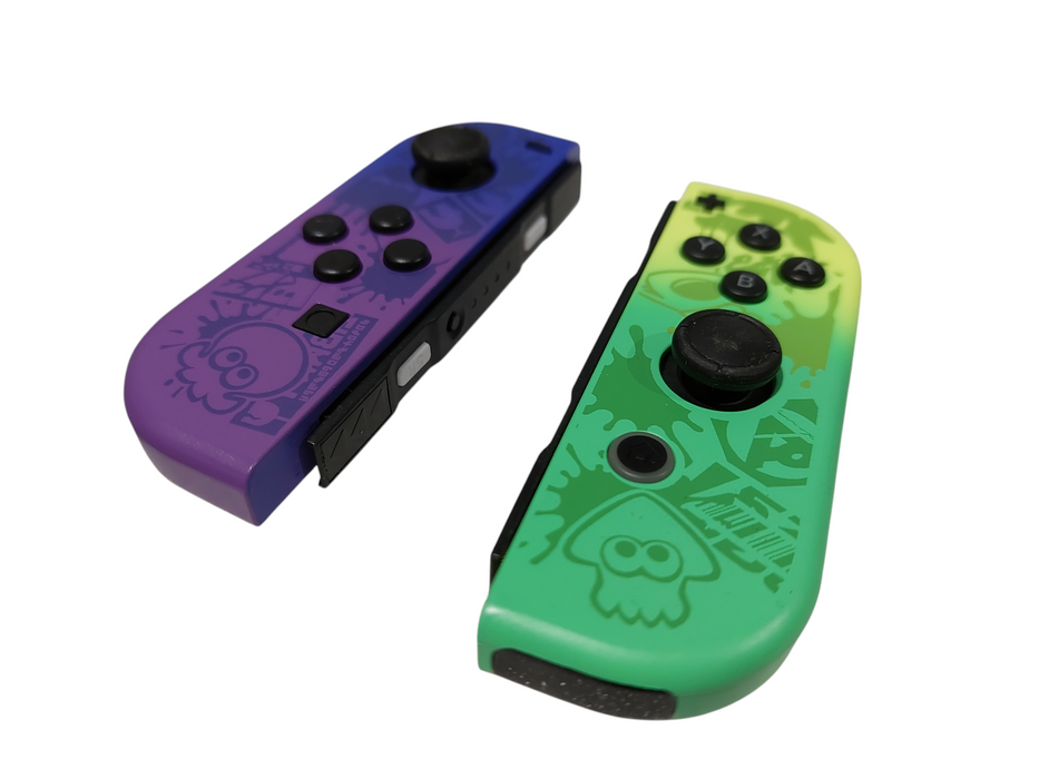 Nintendo Switch JoyCons Splatoon Edition  =