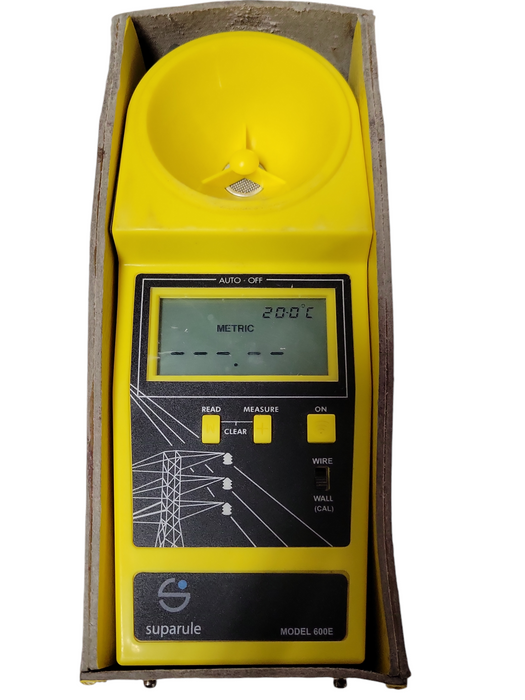 Suparule 600E Power cable height meter with Case, READ _