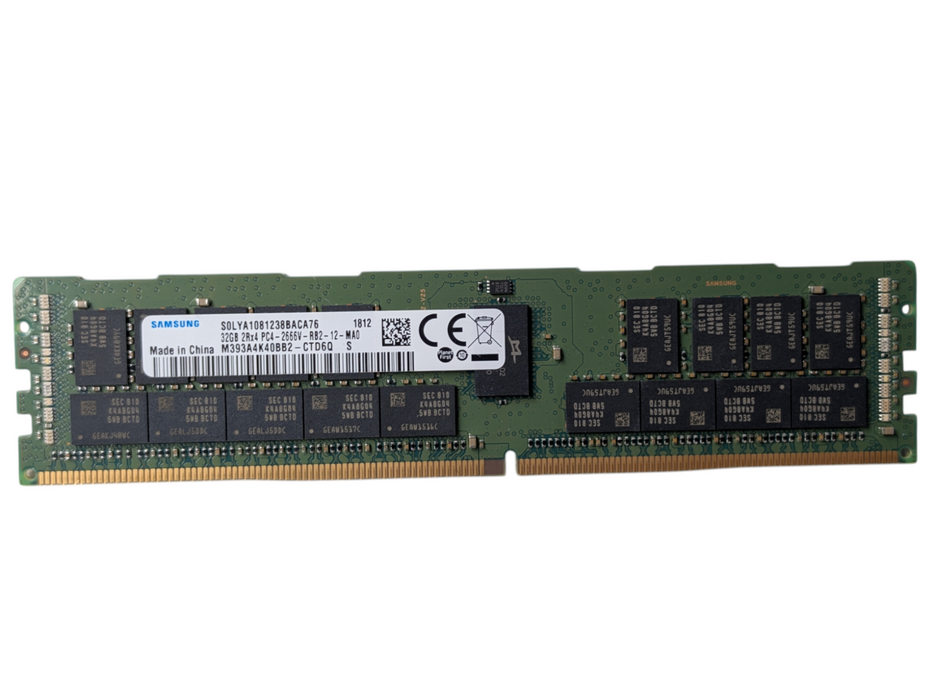 32GB DDR4 Server RAM Memory Samsung 32GB 2Rx4 PC4-2666V-RB2-12-MA0 Q-