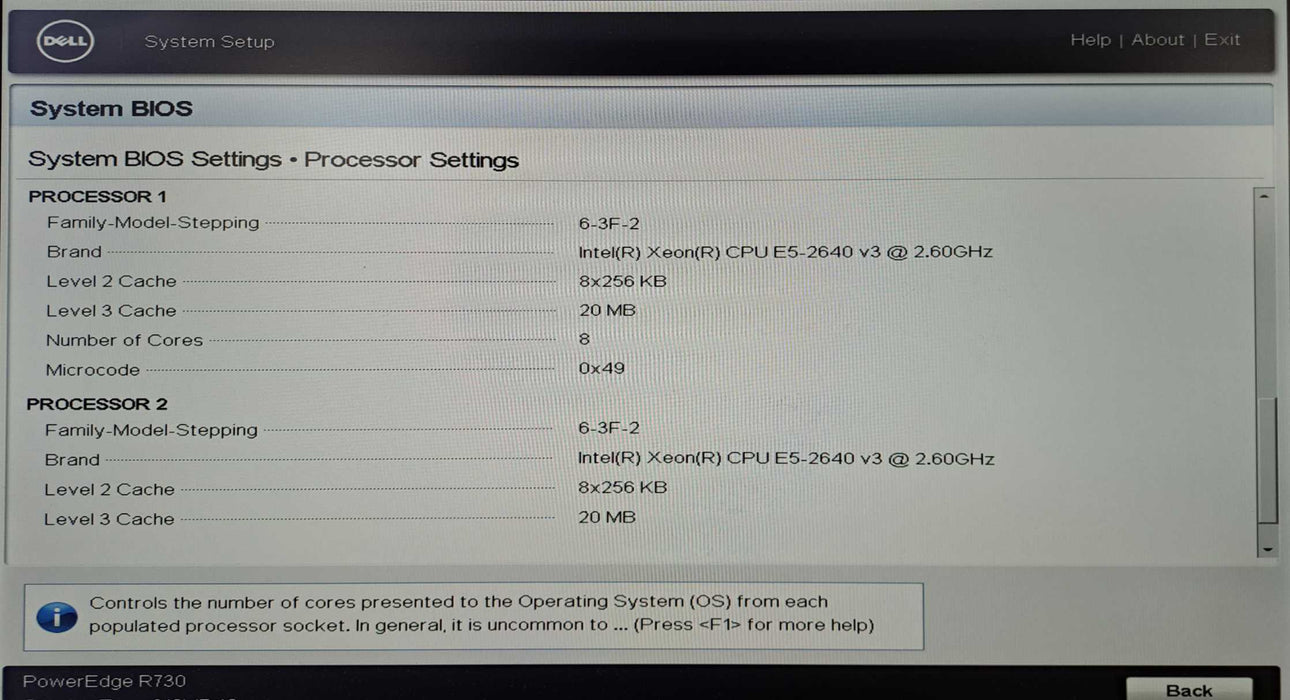 Dell PowerEdge R730 2U 8x 3.5" | 2x Xeon E5-2640 v3, 32GB DDR4, H730 Mini  )
