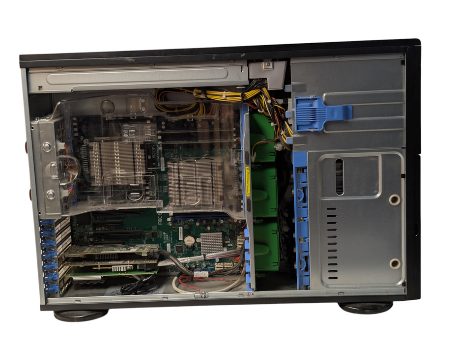 Supermicro 745-9 Tower Server X10DRi 2x Intel Xeon E5-2620 v4 32GB RAM  -