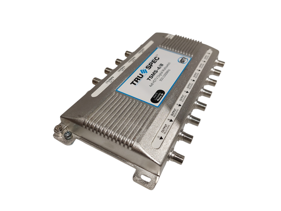 TRU SPEC TSMS-4/8 PO103094-1  4x8 HDTV Digital Multiswitch 950-2300MHz Q=