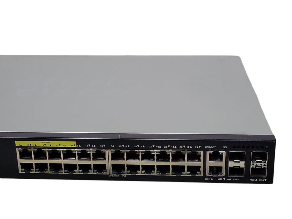 Cisco SG550X-24MP-K9 V02, 24-Port Gigabit PoE Stackable Managed Switch Q_