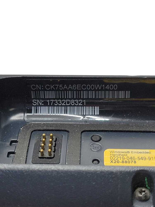 Lot of 2x Honeywell CK75AA6EC00W1400 handheld scanner, READ _  _