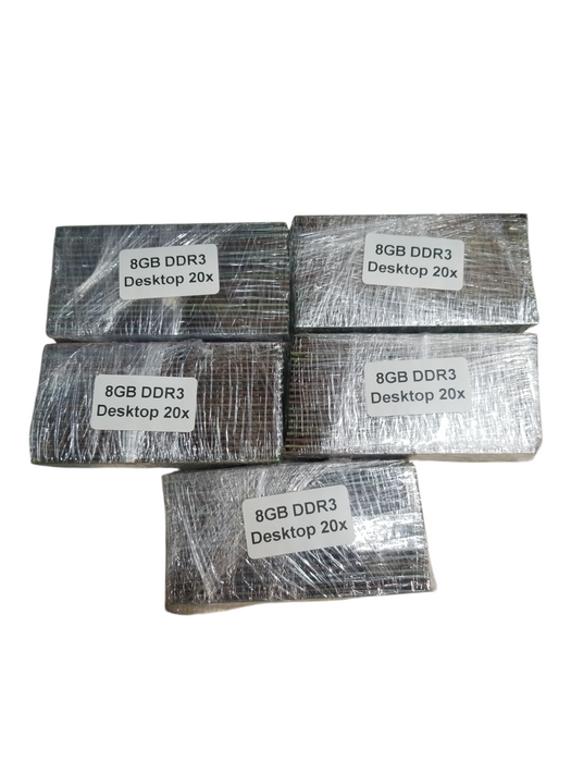 Lot of 100x Assorted 8GB DDR3  Desktop RAM