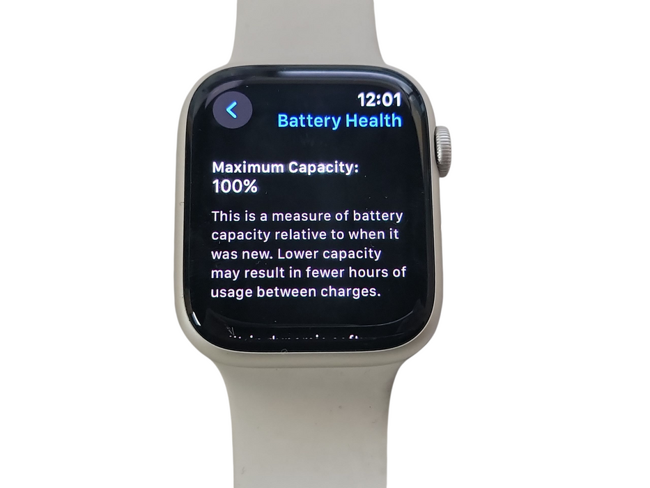 Apple Watch Series 7 - 32GB - Silver [A2477 | GPS | 45MM]