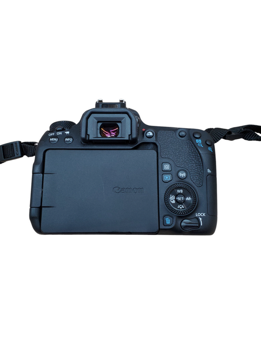 Canon EOS 77D 24.2 MP DSLR w/ EF-S 18-55MM & Battery/Case
