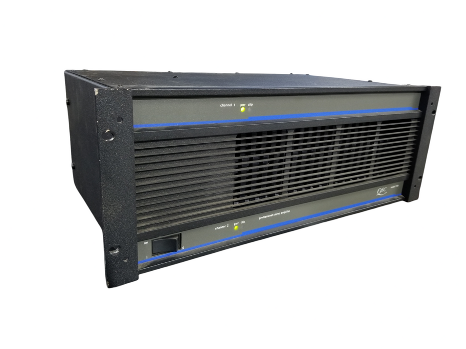 QSC Model 1700 2 Channel Professional Stereo Amplifier - AS IS, Powers On