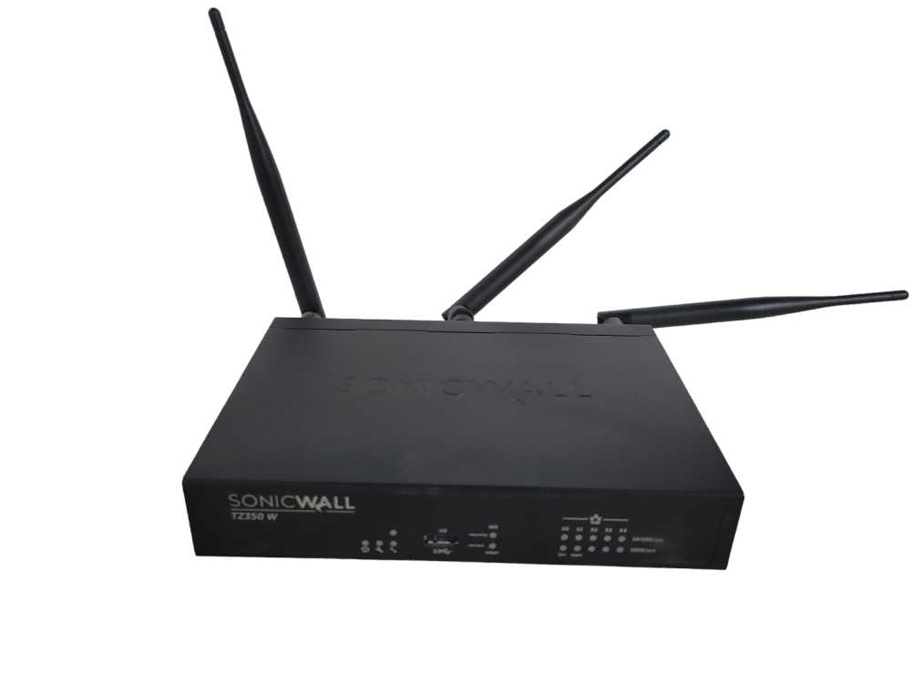 Sonicwall TZ350 W, Wireless Firewall Switch ! — retail.era