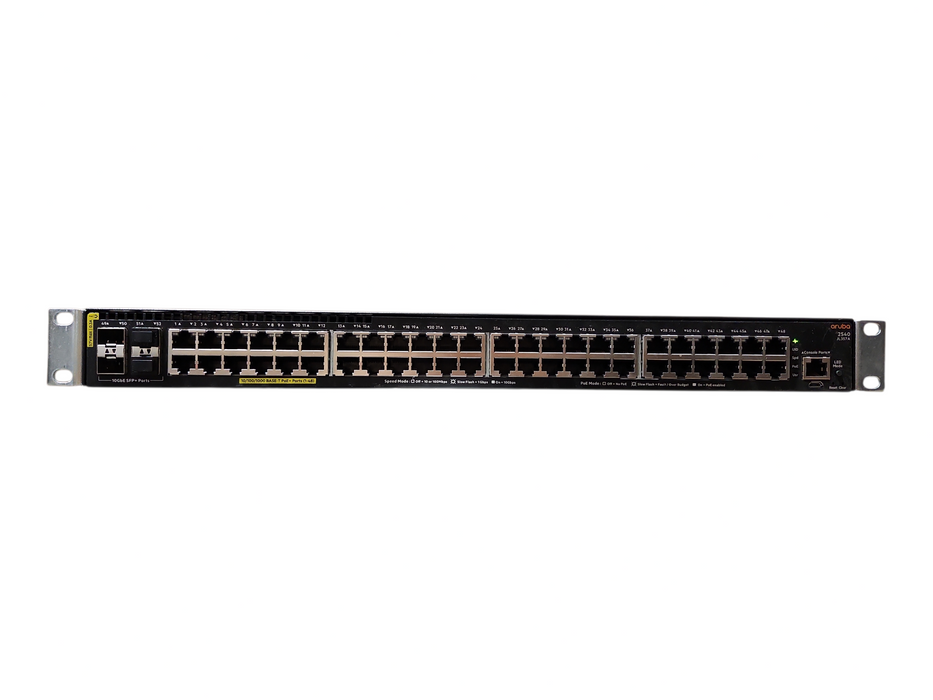 HP ARUBA 2540 JL357A 48 Port POE 4x SFP Rack Mountable Ethernet Switch