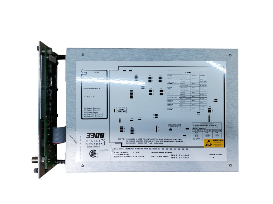 Bently Nevada Dual Accelerometer Monitor *READ*