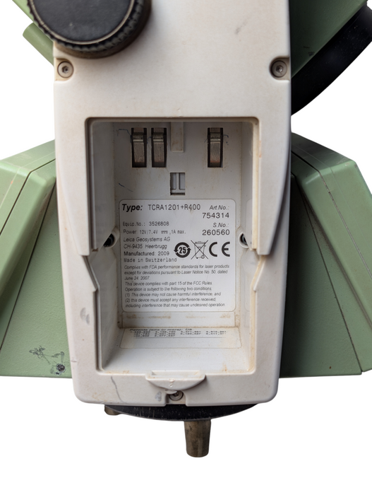 LEICA Geosystems TCRA1201+ R400 Total Station -