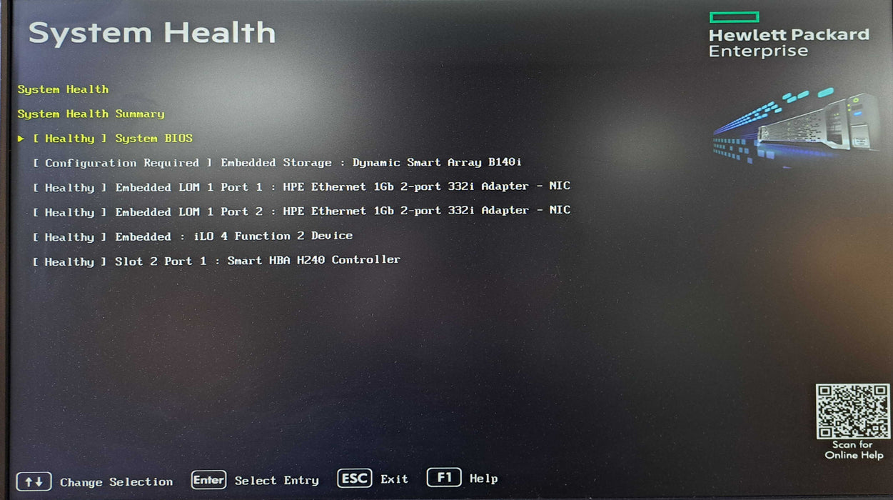 HP ProLiant DL20 Gen9 | Xeon E3-1240 v6 @3.70GHz, 16GB DDR4, B140i, HBA240 Q)