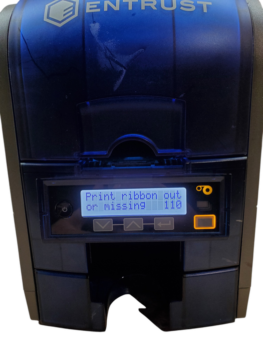 Entrus Datacard SD160 PX10 Thermal ID Card Printer *READ*