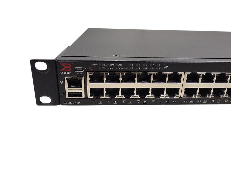 ICX7250-48P-2X10G BROCADE RUCKUS ICX 7250 48P GIGABIT 2 PORT 10GB SFP+ SWIT !