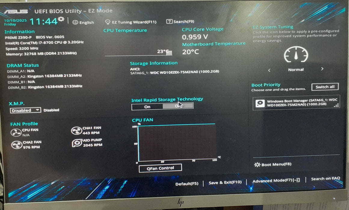 CUSTOM PC/ASUS i7-8700 3.2GHz | 32GB DDR4 | 1TB HDD | 700W PSU