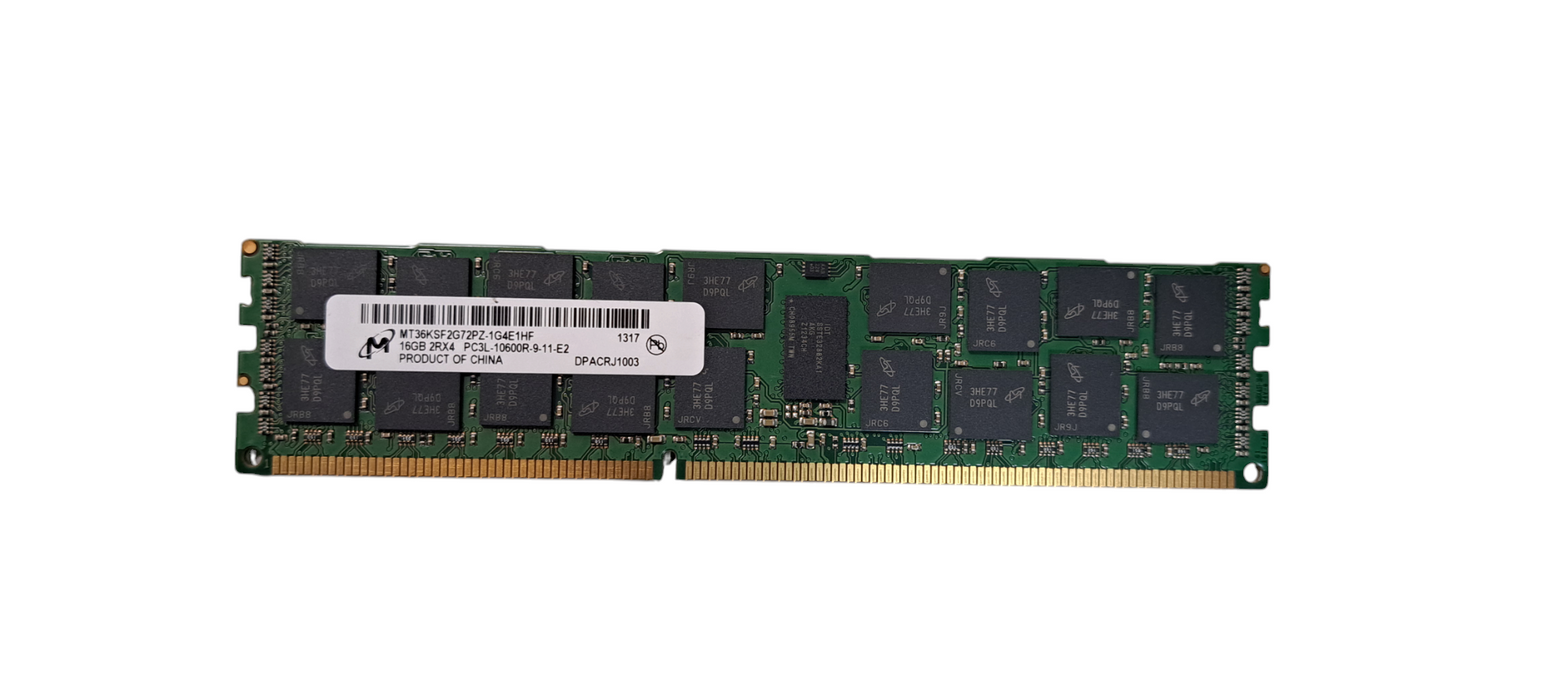 Micron 16GB DDR3L-1333 ECC Registered RDIMM Server RAM- MT36KSF2G72PZ-1G4E1 Q