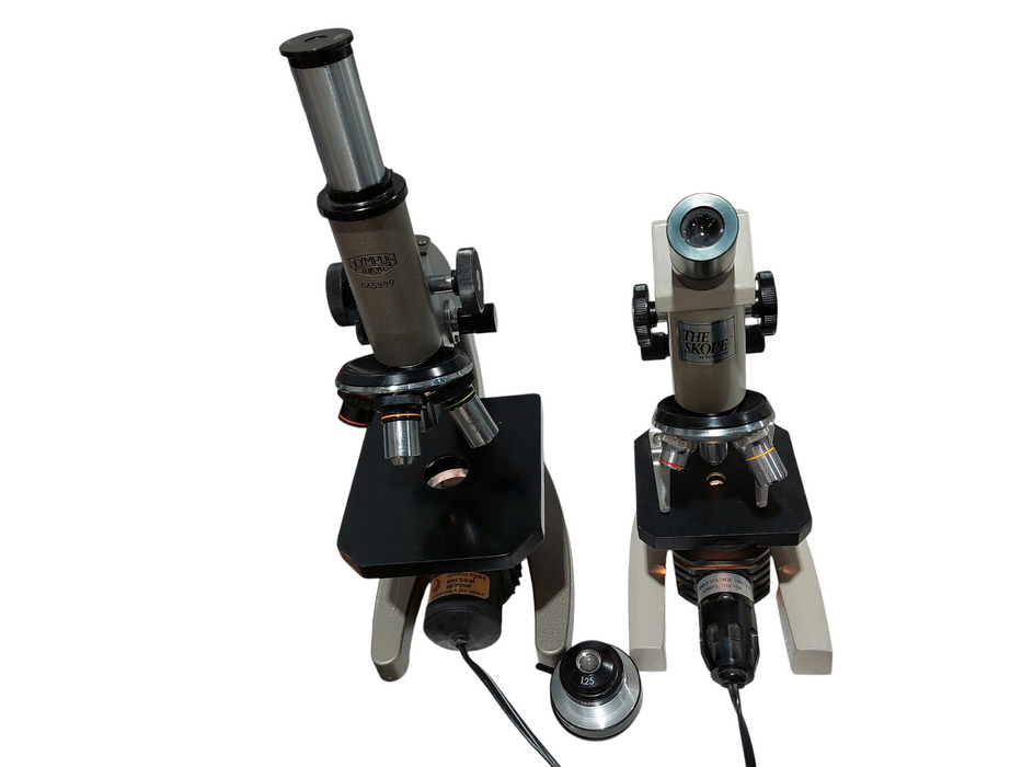 Bundle of 2 Microscopes Olympus HSC Tokyo , The Skope  =