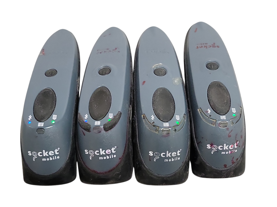 Lot of 4x Socket wireless barcode scanners (unknown model) _