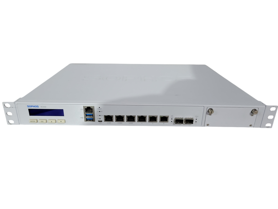 SOPHOS XG 210 REV 3 NETWORK RACKMOUNT SECURITY FIREWALL !