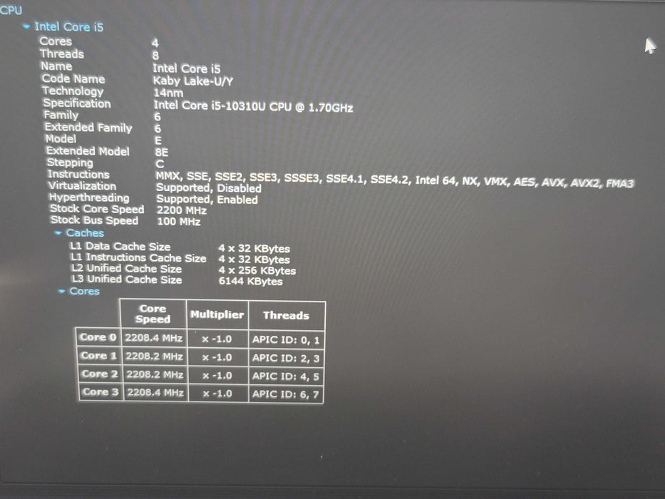 Dell Latitude 7410 i5-10310U 16GB RAM 256GB SSD  β Lap200