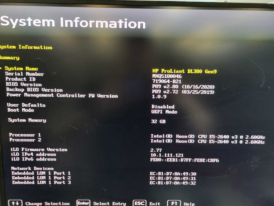 HP ProLiant DL380 Gen9 - 2x Xeon E5-2640 v3 32GB DDR4 P440ar 2x 500W PSU %	 %