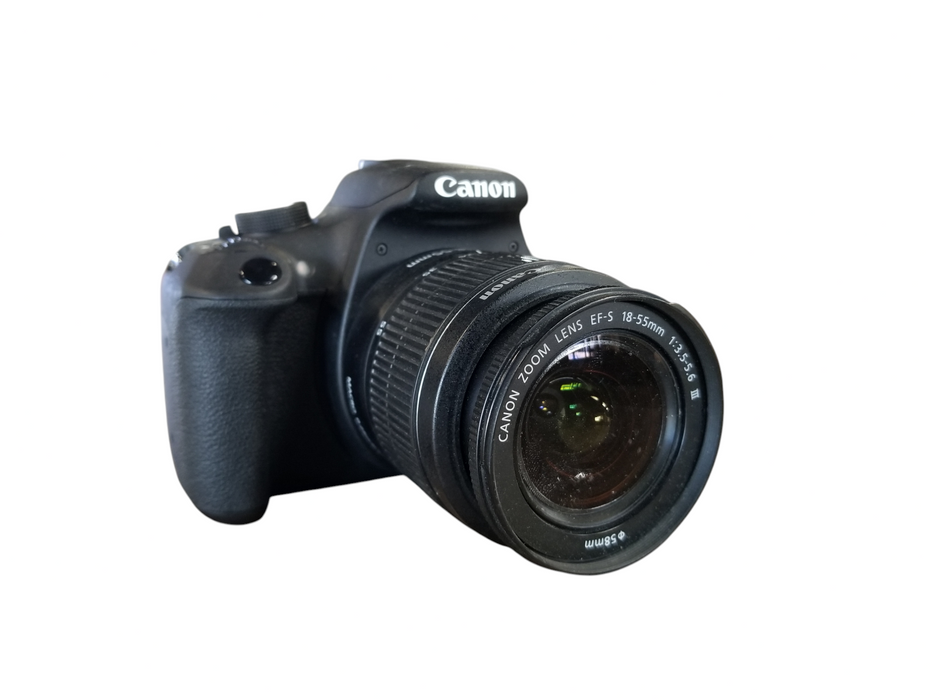 Canon EOS Rebel T5 Camera with EFS 18-55 mm Lens - Black *READ*  Q