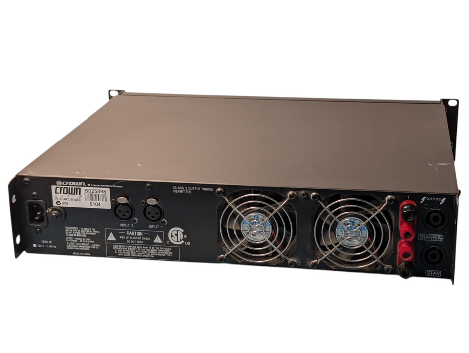 CROWN XLS 202 PowerAMP 2 Channel Rack Power Amplifier  -
