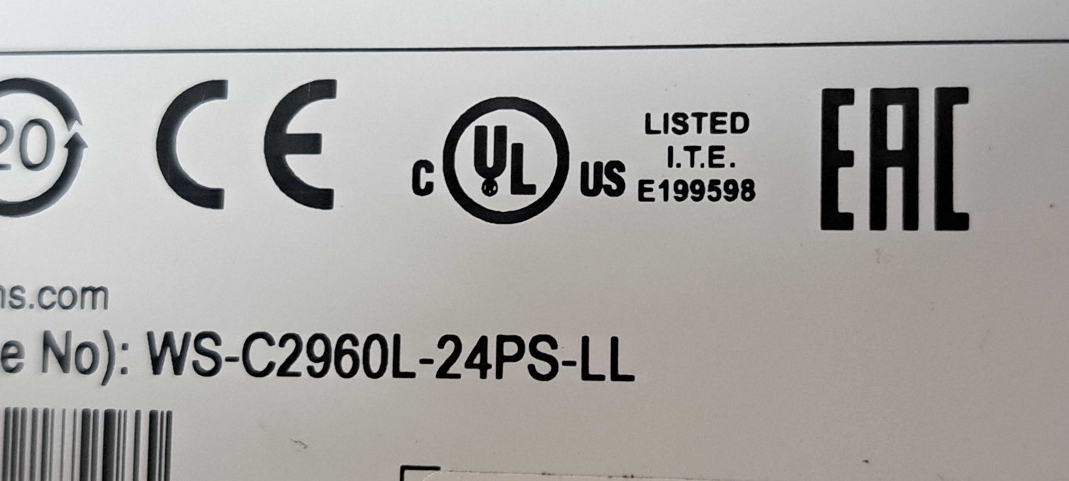 Cisco WS C2960L 24PS LL Catalyst 2960 L Series 24P Switch