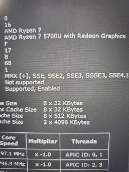 Lenovo ThinkPad E15 Gen 3 AMD Ryzen 5 5500U 16GB RAM 256NVME  Lap200