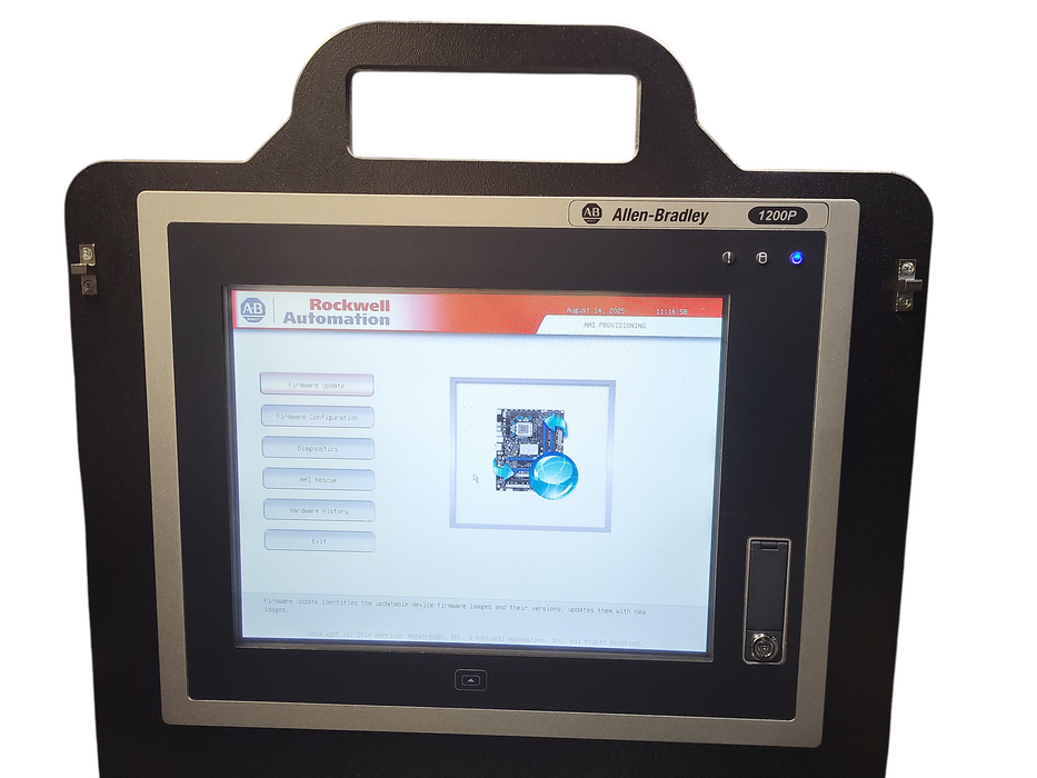 Allen Bradley 6181P-12A2SW71AC /F 12.1" Integrated Display Computer $