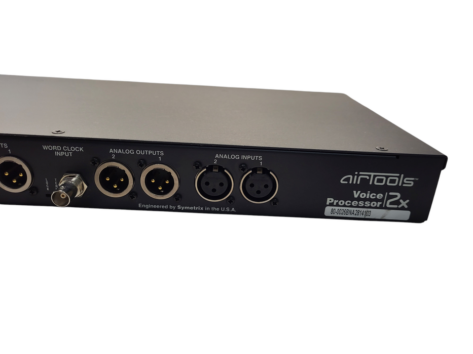 Airtools Symetrix 2X Mic Processor Dual Digital Voice Amplifier $