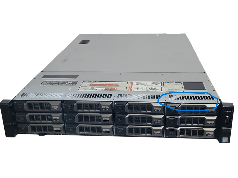 Dell PE R730xd, 1x Xeon E5-2620v3, 16GB, H730p Mini, 16x 6TB + 2x 300GB HDD _