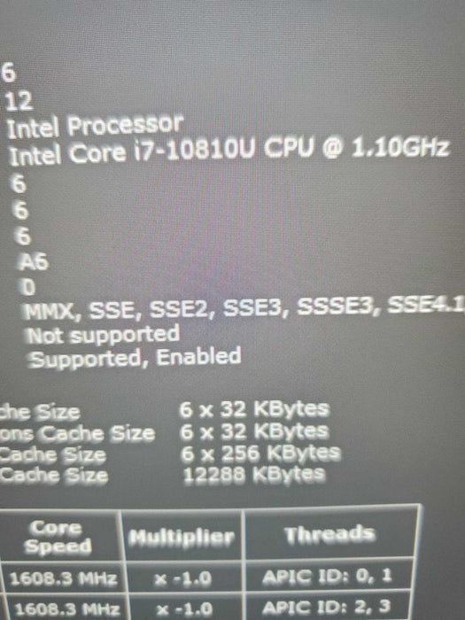 Dell Latitude 7410 i5-10810U|16GB DDR4 RAM 256GB NVMe  Lap200
