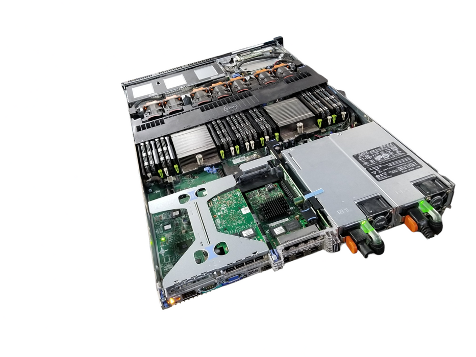 Dell PowerEdge R620 2x Xeon E5-2650L 128GB DDR3 2x750W PSUs No Raid