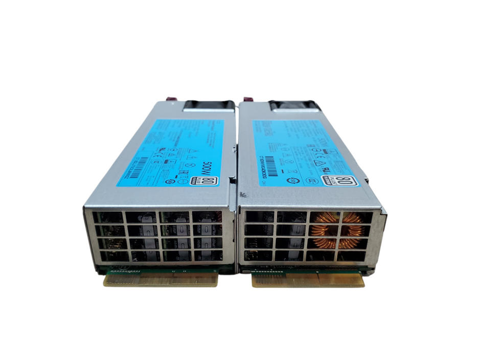 Lot 2x HP 500w Server PSU 80+ Platinum | HSTNS-PD40 / HSTNS-PC40