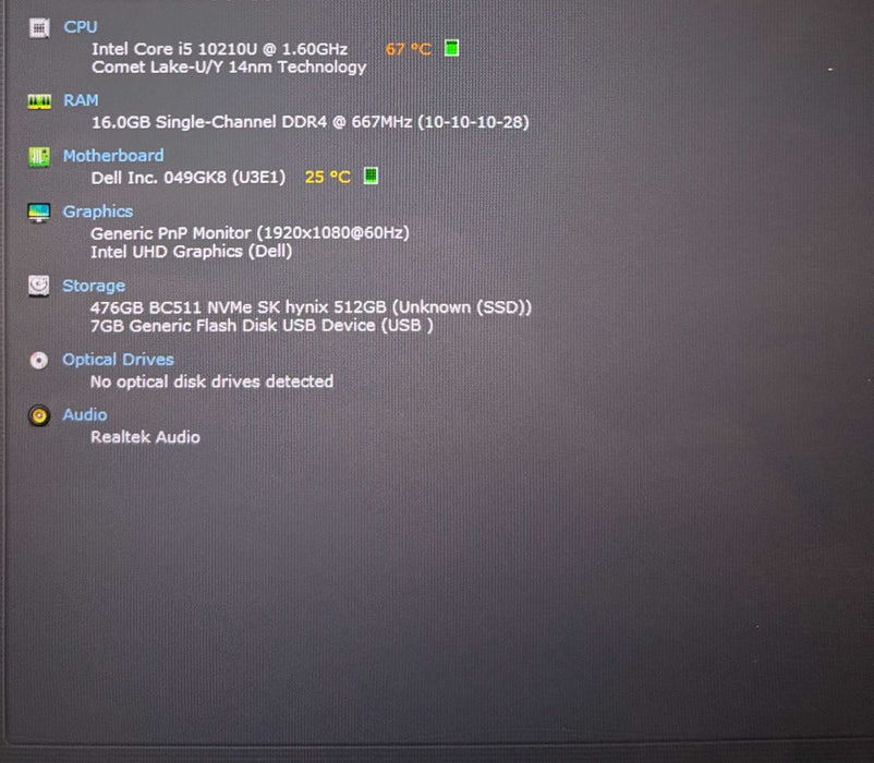 Dell Latitude 5310 2-in-1 TOUCH Core i5-10210U@1.6GHz 16GB RAM 512GB SSD  Lap200