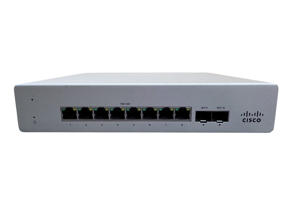 Cisco Meraki MS120-8FP-HW | 8-Port Gigabit PoE+ Cloud Switch UNCLAIMED !