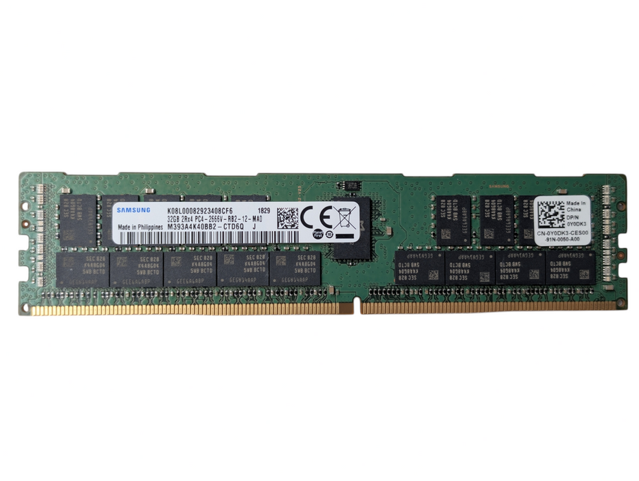 32GB DDR4 Server Memory Module RAM Samsung 2Rx4 PC4-2666V-RV2-12-MA0 Q-