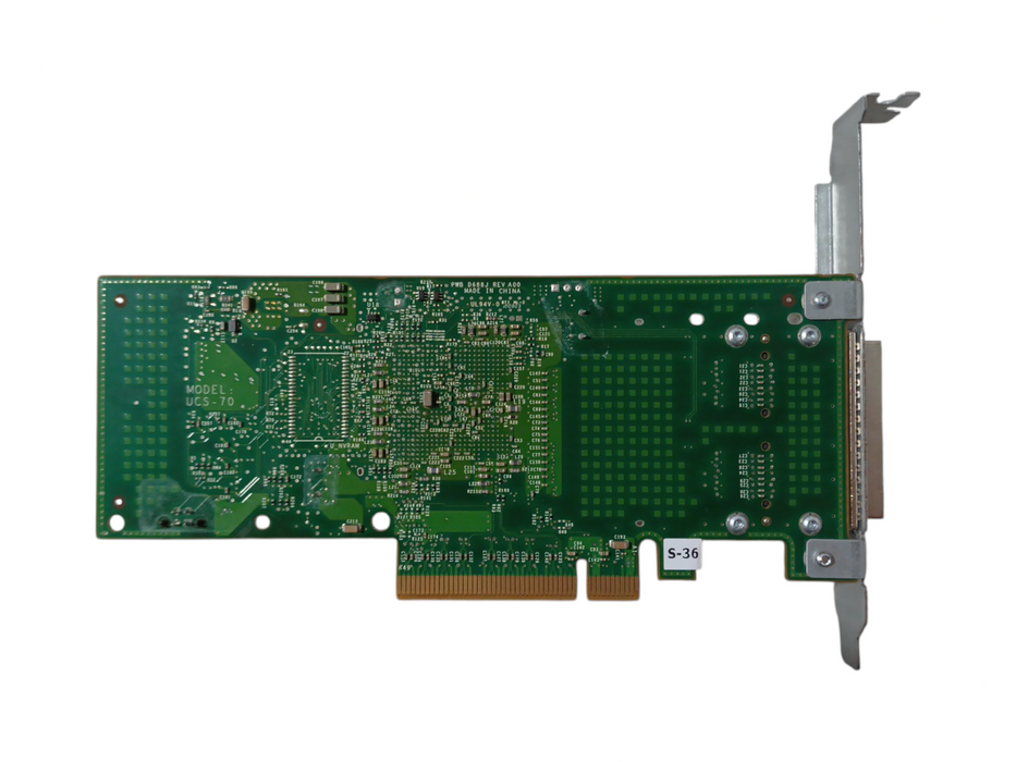 Dell H200E Dual-Port 6GbE QSFP PCIe SAS Host Bus Adapter Dell P/N: 0D687J