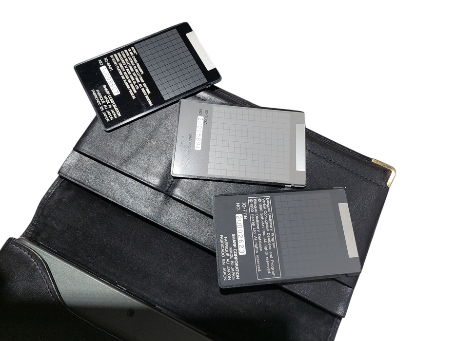 Sharp Electronic Organizer 128KB Model: IQ-8200 with Extra Cards  =