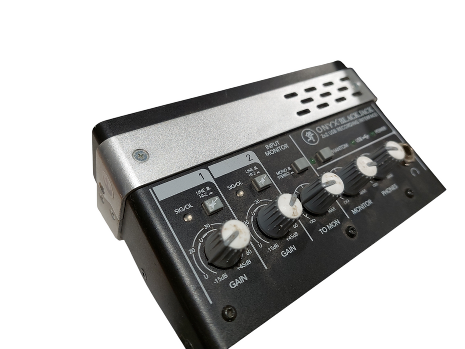 Onyx Black Jack 2x2 USB Recording Interface No Adapter  =