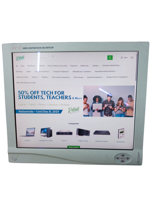 Stryker Endoscopy 19” SV-2 Flat Panel Monitor Model 240-030-920