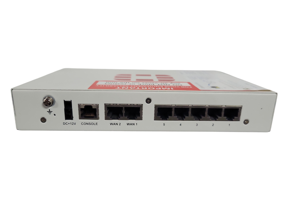 Fortinet Fortigate-50E Network Security Firewall Initialized FG-50E !